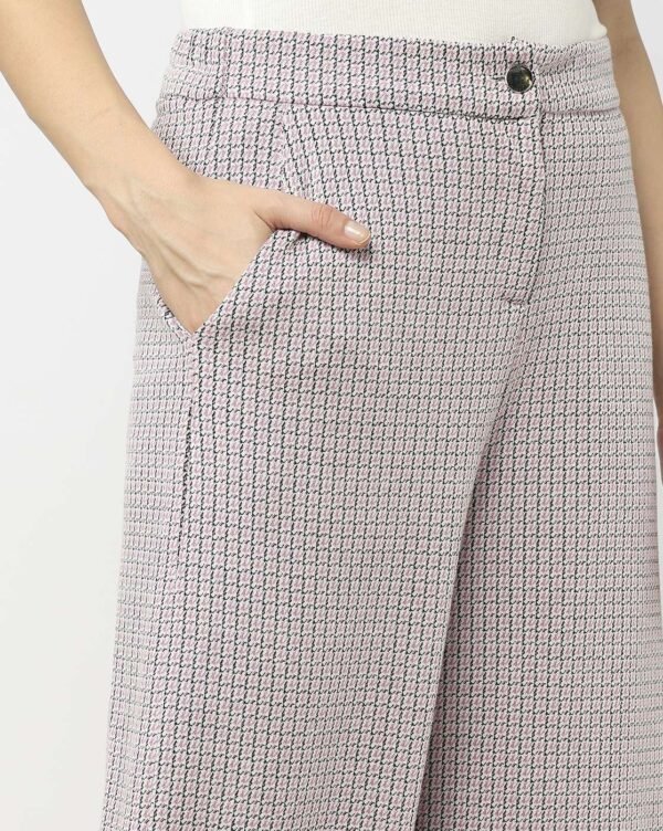 Shein Work High Rise Checked Full Length Trousers - Image 2